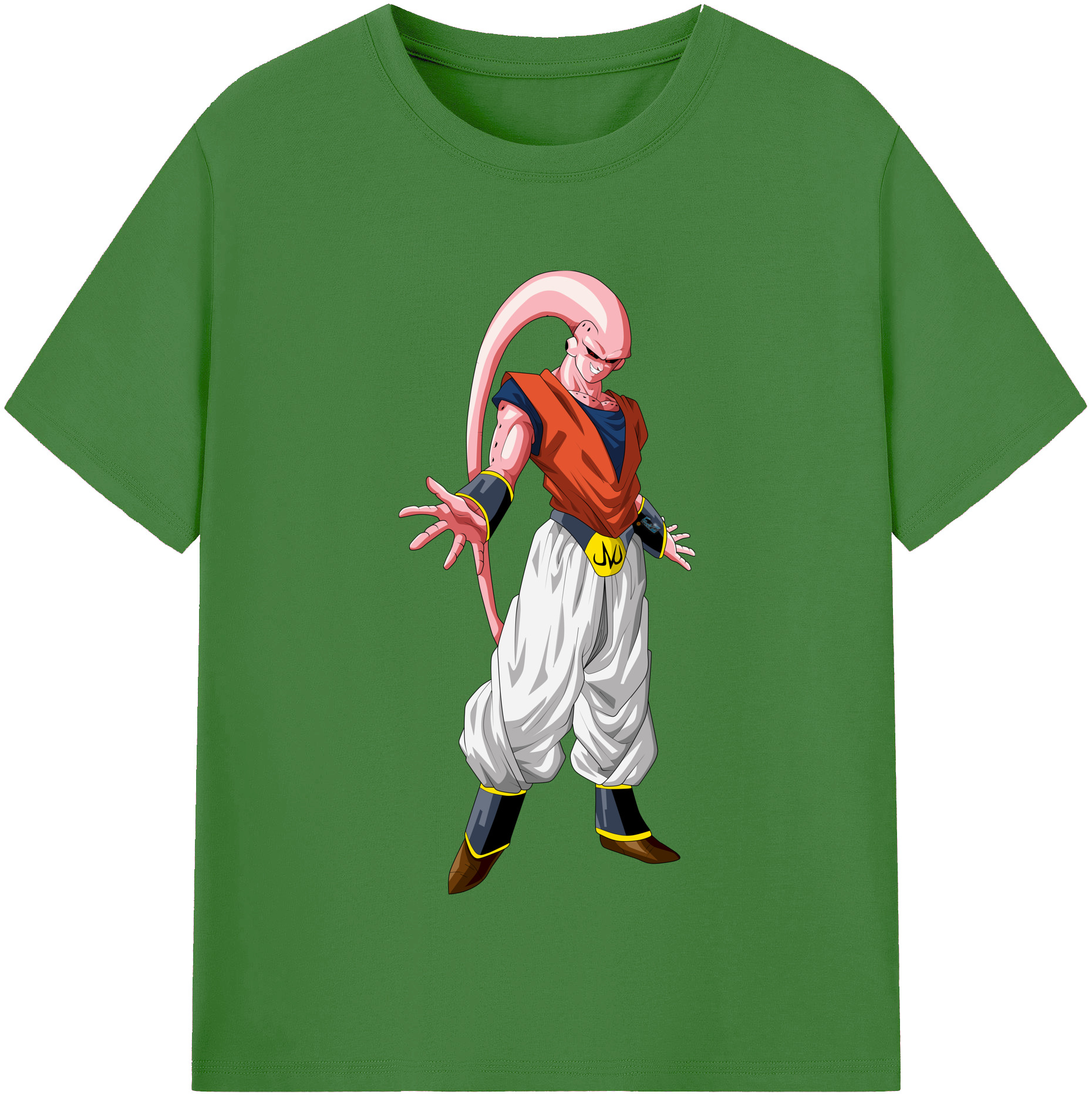 （画像用） ドラゴンボール 魔人ブウ DRAGON BALL Majin Buu レディースカジュアルプリントTシャツ（綿100％）